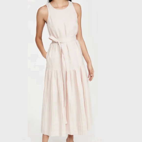Rebecca Taylor Belted Long Dress - Picture 1 of 1